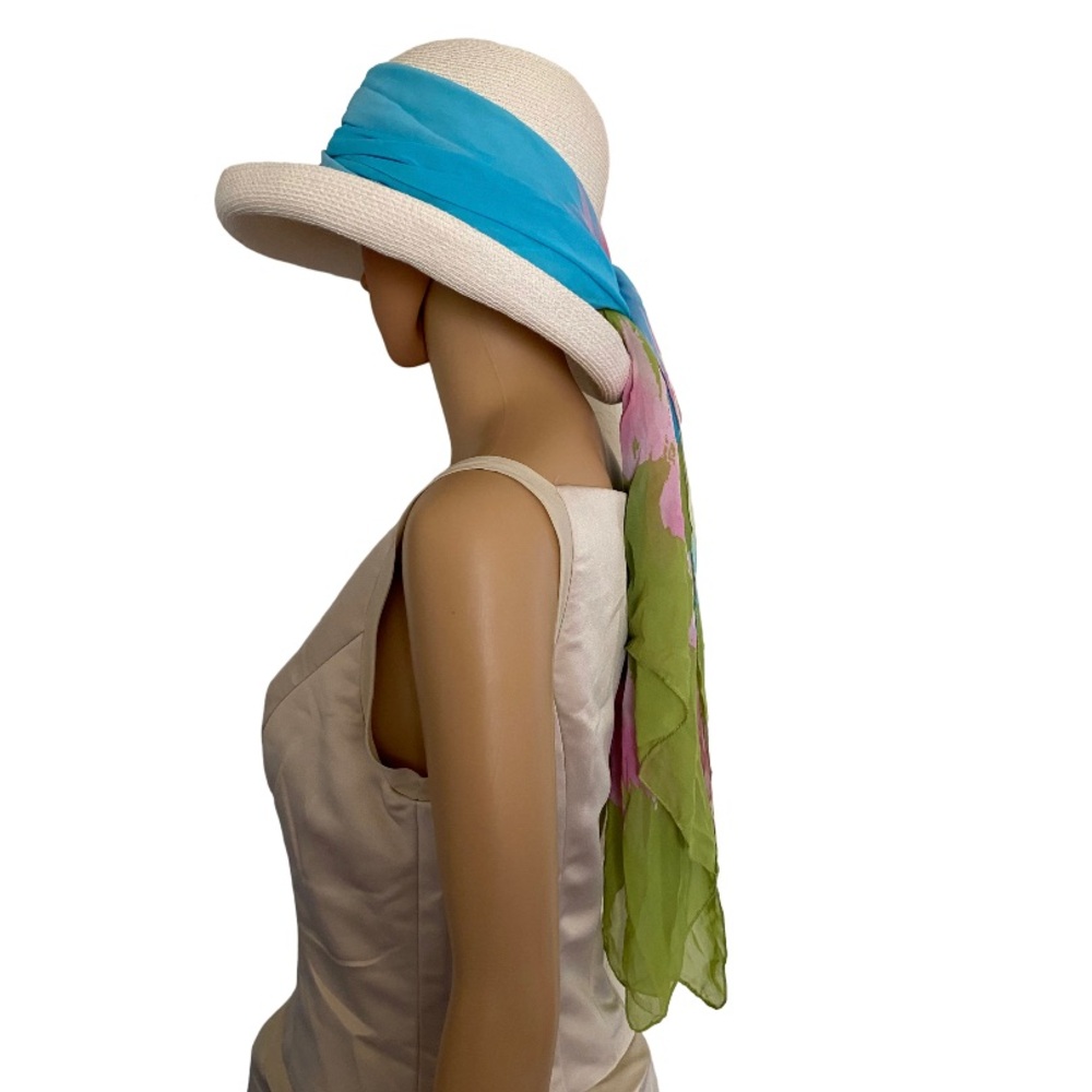 Spring Pastels Chiffon Rectangular Scarf Shawl Wrap